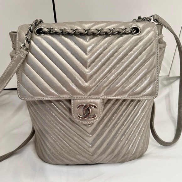 Chanel Chevron Urban Spirit Backpack - Picture 2 of 7